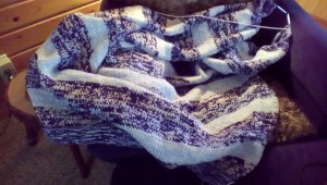 Afghan for my niece... almost finished!