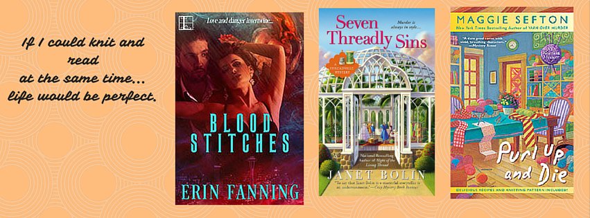 If I could knit and read at the same time...2